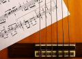 Guitar and sheet